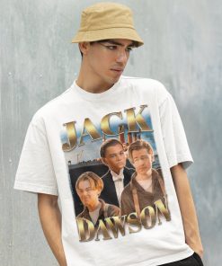 Retro Jack Dawson Shirt -Jack Dawson Tshirt,Jack Dawson T shirt,Leonardo DiCaprio Shirt,Leonardo DiCaprio T-shirt