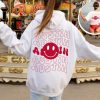 Austin Shirt, Smiley face Hoodie, Emoji Crewneck Sweatshirt