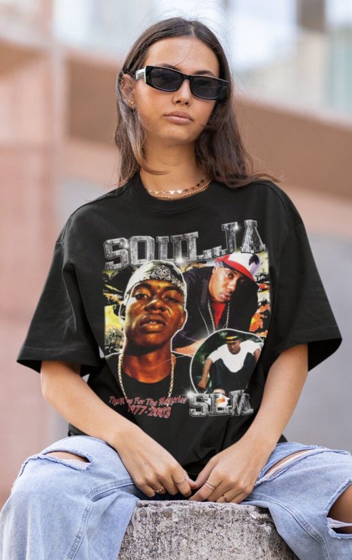 SOULJA SLIM Hiphop TShirt | Soulja Slim Sweatshirt Vintage | Soulja Slim Hip hop RnB Rapper Soul