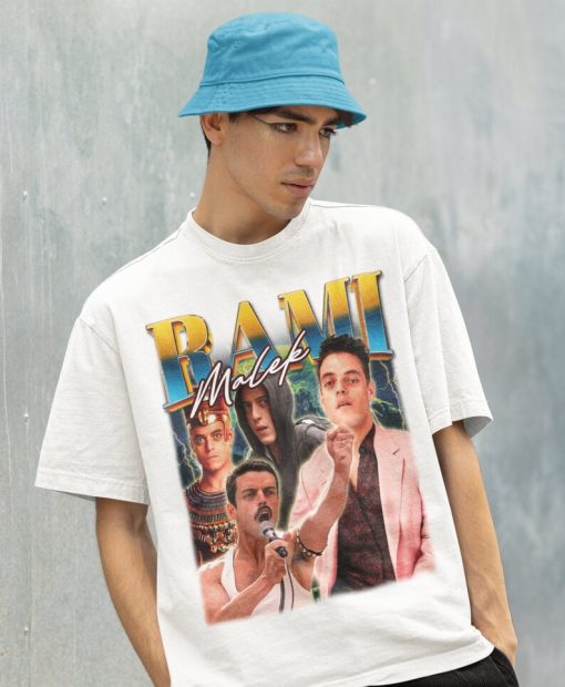 Retro Rami Malek Shirt -Rami Malek Tshirt,Rami Malek T-shirt,Rami Malek T shirt,Rami Malek Sweatshirt,Rami Malek Sweater