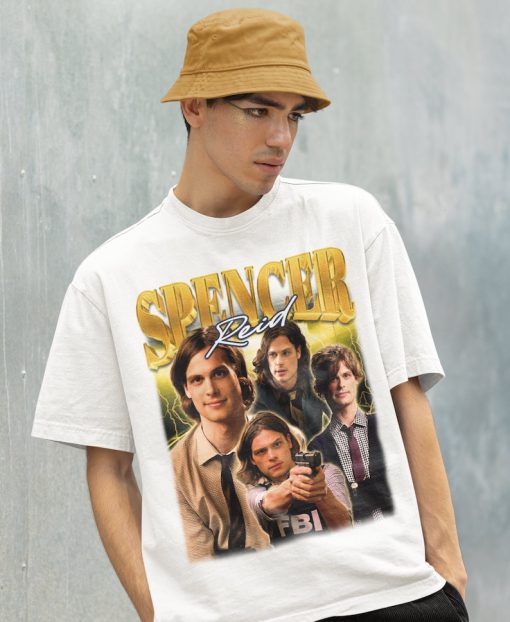 Retro Spencer Reid Shirt -Spencer Reid Tshirt,Spencer Reid T-shirt,Spencer Reid T shirt,Spencer Reid Sweatshirt