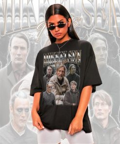 Retro Mads Mikkelsen Shirt -Hannibal Lecter Shirt,Hannibal Shirt,Mads Mikkelsen Tshirt,Mads Mikkelsen Sweatshirt