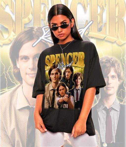 Retro Spencer Reid Shirt -Spencer Reid Tshirt,Spencer Reid T-shirt,Spencer Reid T shirt,Spencer Reid Sweatshirt