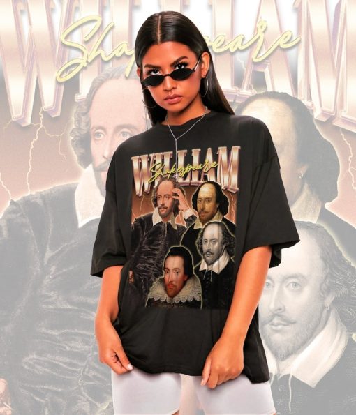 Retro William Shakespeare Shirt -William Shakespeare Tshirt,William Shakespeare T-shirt,William Shakaspeare T shirt