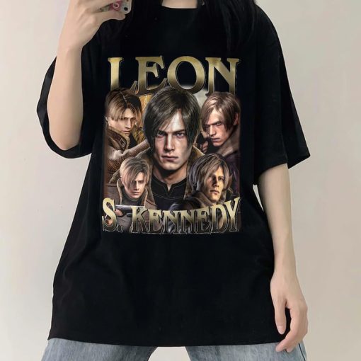 Limited Leon S. Kennedy Vintage T-Shirt, Vintage Unisex Shirt, Gift For Women And Man Unisex T-Shirt