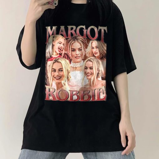 Limited Margot Robbie Vintage T-Shirt, Gift For Women And Man Unisex T-Shirt, Oversized Unisex Retro Tee