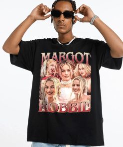 Limited Margot Robbie Vintage T-Shirt, Gift For Women And Man Unisex T-Shirt, Oversized Unisex Retro Tee