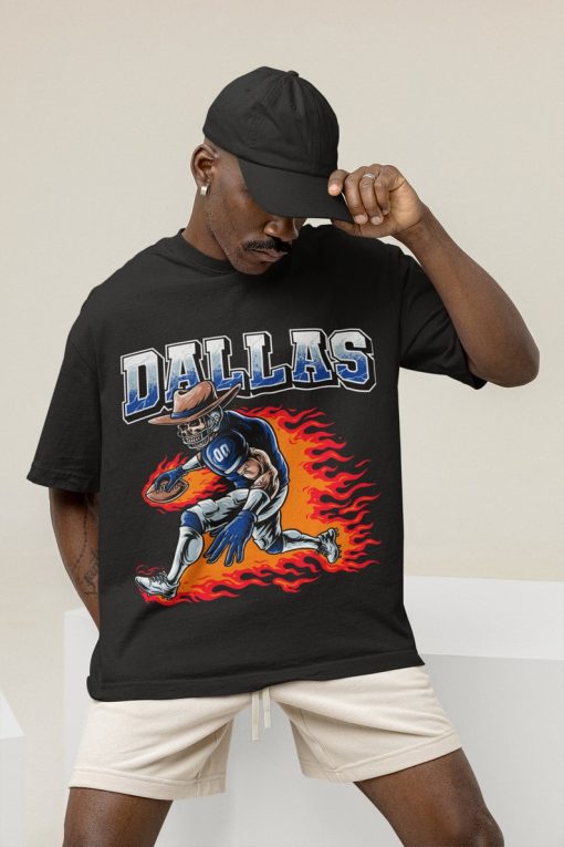 Dallas Football T Shirt, Dallas Graphic Bootleg T Shirt , Dallas Shirt , Dallas Fans