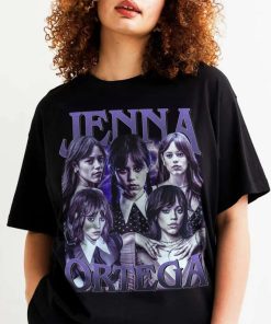 Jenna Ortega Shirt, Jenna Marie Ortega Virgn T-Shirt, Oversized Unisex T-shirt, Classic 90s Sweater with Center Stripes