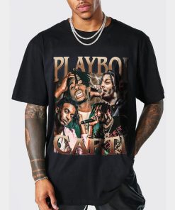 Retro Playboi Carti Shirt, Rapper Hiphop Playboi Carti, Playboi Carti Homage Shirt, Unisex Fashion Shirt Trends