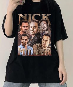 Nick Miller Homage Vintage T-Shirt, Nick Miller Retro Fan Tees, Oversized Unisex Shirt, Nick Miller Retro 90s Sweater