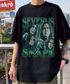 Limited Severus Snape Vintage T-Shirt, Y2K 90s Retro Design Graphic T-Shirt, Homage Graphic Unisex Long Sleeve