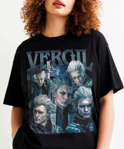 Limited Vergil Devil May Cry Vintage T-Shirt, Vergil Oversized Shirt,Gift For Women And Man Unisex T-Shirt