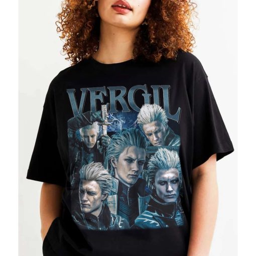 Limited Vergil Devil May Cry Vintage T-Shirt, Vergil Oversized Shirt,Gift For Women And Man Unisex T-Shirt