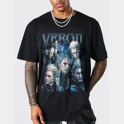 Limited Vergil Devil May Cry Vintage T-Shirt, Vergil Oversized Shirt,Gift For Women And Man Unisex T-Shirt