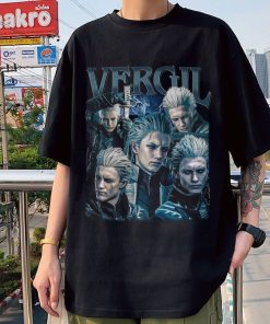 Limited Vergil Devil May Cry Vintage T-Shirt, Vergil Oversized Shirt,Gift For Women And Man Unisex T-Shirt