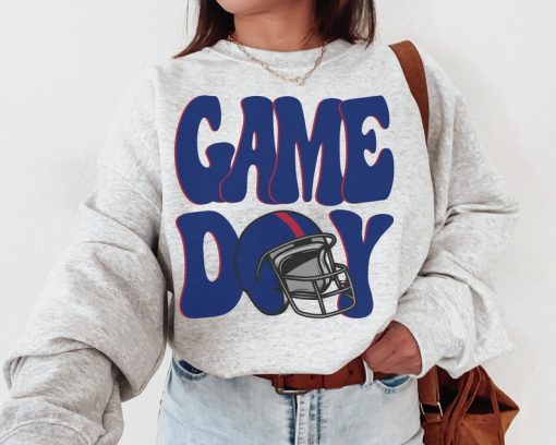 Giant Sweatshirt, Giant Game Day Shirt, New York Football Crewneck, NY Giant Sweatshirt, Vintage New York Football Shirt