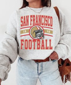 Vintage San Francisco Football Crewneck Sweatshirt / T-Shirt, The Niners, San Francisco Sweatshirt 49er