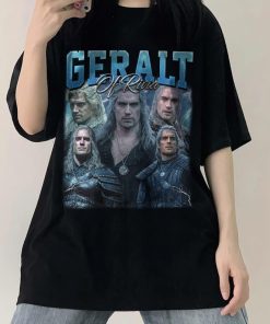 Geralt Of Rivia Gift Unisex T-Shirt, Limited Geralt Of Rivia Vintage T-Shirt, Homage Graphic Unisex T-Shirt