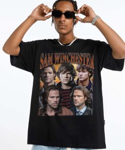 Limited Sam Winchester Vintage T-Shirt, Retro Oversized Cute Fan Gift, Homage Graphic Unisex T-Shirt