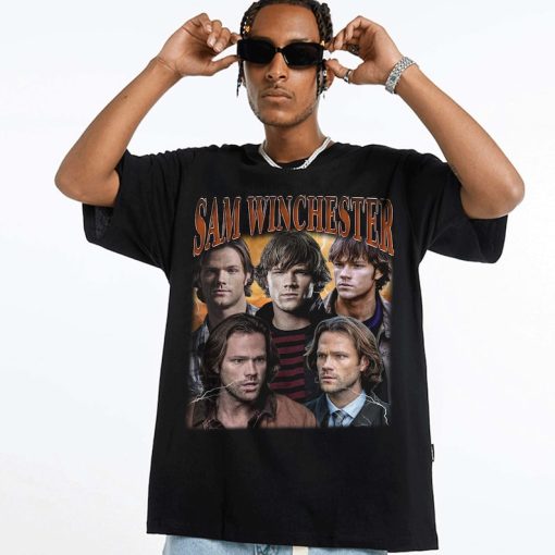 Limited Sam Winchester Vintage T-Shirt, Retro Oversized Cute Fan Gift, Homage Graphic Unisex T-Shirt