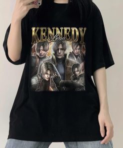 Limited Leon S. Kennedy Vintage T-Shirt, Bootleg Retro 90's Fans Tee Gift, Leon Gift For Women And Man Unisex T-Shirt