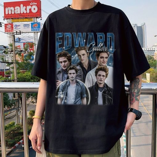 Edward Cullen Vintage 90s Bootleg Classic Graphic T-Shirt, Movie Graphic Homage T-Shirt, Team Edward Sweatshirt