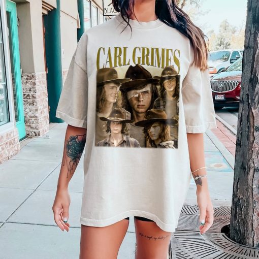 Limited Carl Grimes Vintage T-Shirt, Unisex Vintage Bootleg Gift Retro, Gift For Women And Man Unisex T-Shirt