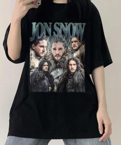 Jon Snow Vintage Washed T-Shirt, Actor Homage Graphic Unisex Long Sleeve, Gift For Women And Man Unisex T-Shirt