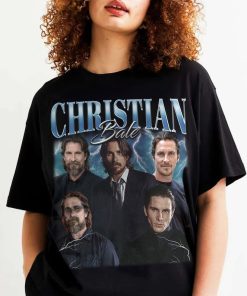 Limited Christian Bale Vintage T-Shirt, Gift For Women And Man Unisex T-Shirt, Oversized Unisex Retro Tee