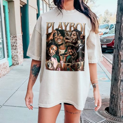 Retro Playboi Carti Shirt, Rapper Hiphop Playboi Carti, Playboi Carti Homage Shirt, Unisex Fashion Shirt Trends