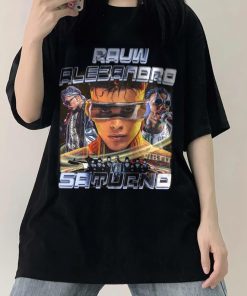 Rauw Alejandro Look T-Shirt, Saturno Latino Rauw Tour, Reggaeton Sweatshirt, Oversized Retro Bootleg Tee