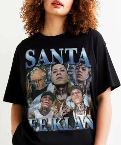 Santa Fe Klan Vintage Look Shirt Playera Regional Mexicano Santa Fe Klan Shirt, 90s Graphic Unisex Tee