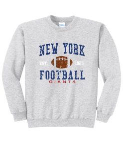 NEW YORK Giants Vintage Crew Neck Sweatshirt | Giants Football Sweatshirt | NFL Sweatshirt | Adult Unisex Sweatshirt