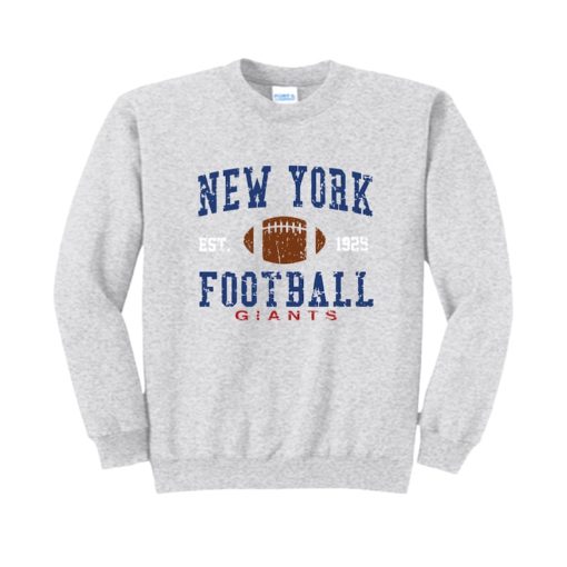 NEW YORK Giants Vintage Crew Neck Sweatshirt | Giants Football Sweatshirt | NFL Sweatshirt | Adult Unisex Sweatshirt