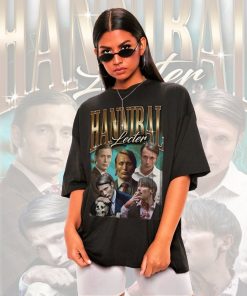 Retro Hannibal Lecter Shirt -Hannibal Lecter Tshirt,Mads Mikkelsen Shirt,Mads Mikkelsen Tshirt,Mads Mikkelsen Merch