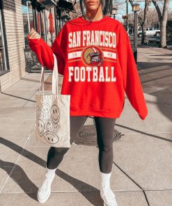 Vintage San Francisco Football Crewneck Sweatshirt / T-Shirt, The Niners, San Francisco Sweatshirt 49er