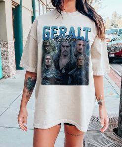 Geralt Of Rivia Gift Unisex T-Shirt, Limited Geralt Of Rivia Vintage T-Shirt, Homage Graphic Unisex T-Shirt