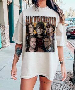 Limited Sam Winchester Vintage T-Shirt, Retro Oversized Cute Fan Gift, Homage Graphic Unisex T-Shirt