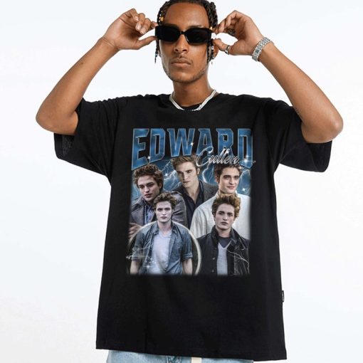 Edward Cullen Vintage 90s Bootleg Classic Graphic T-Shirt, Movie Graphic Homage T-Shirt, Team Edward Sweatshirt