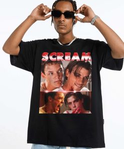 Let's Watch Scary Movie Shirt, Scream Stu Macher Billy Loomis Shirt, Scary Horror Tees, Fan Shirt Sidney Actress