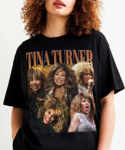 Tina Turner Aesthetic Retro Vintage Inspired Shirt, Minimal Graphic Bootleg Black T-Shirt, Gift For Women And Man Shirt