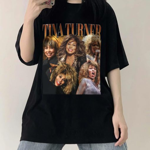 Tina Turner Aesthetic Retro Vintage Inspired Shirt, Minimal Graphic Bootleg Black T-Shirt, Gift For Women And Man Shirt