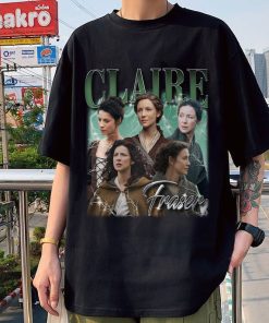 Claire Fraser Outlander Vintage Shirt, Oversized Unisex Retro Tee, Gift For Women And Man Unisex Sweatshirt