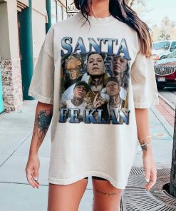 Santa Fe Klan Vintage Look Shirt Playera Regional Mexicano Santa Fe Klan Shirt, 90s Graphic Unisex Tee