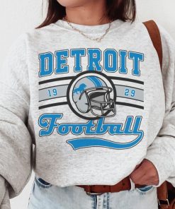 Vintage Detroit Football Crewneck Sweatshirt , T-Shirt, Lions Sweatshirt