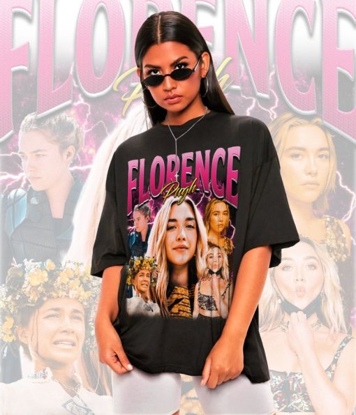 Retro Florence Pugh Shirt -Florence Pugh Tshirt,Florence Pugh T shirt,Florence Pugh T-shirt,Florence Pugh Sweater