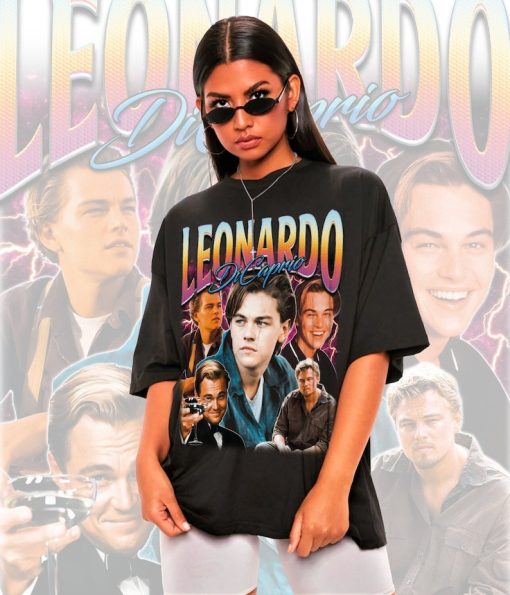 Retro Leonardo DiCaprio Shirt -Leonardo DiCaprio T-shirt,Leonardo DiCaprio T shirt,Leonardo DiCaprio Tshirt