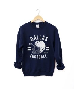 Dallas Cowboys Sweatshirt, Vintage Dallas Football 1960, Cowboys Crewneck, Dallas Football Shirt, Dallas Cowboys Vintage