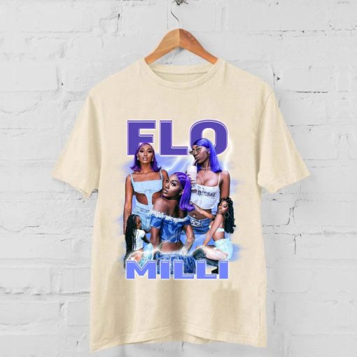 Limited Flo Milli Shirt, Vintage Flo Milli 90s Shirt, Retro Flo Milli Shirt For Fan